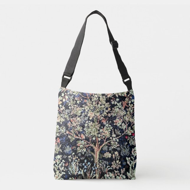 William Morris Tree of Life Cross-body bag bolsa (Frente)