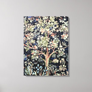 William Morris Tree of Life Stretered Canvas Print