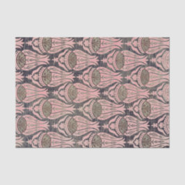 William Morris TULIP CINZAS E Papel Tecido de PINK