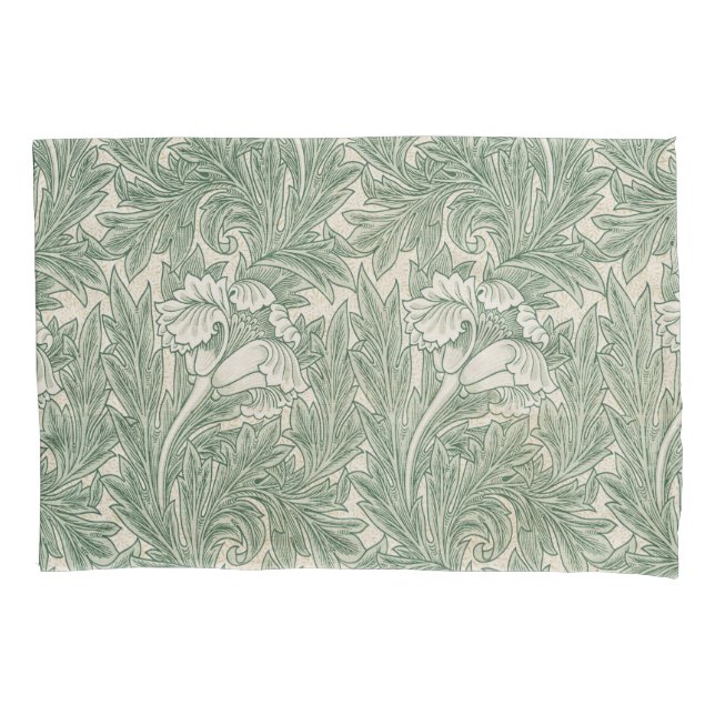 William Morris Tulip Pattern Sage Green (Frente)