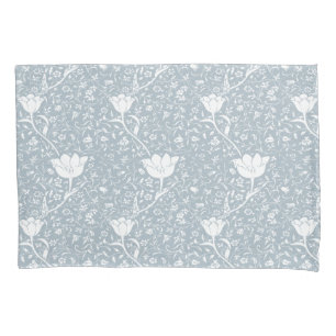 William Morris Tulips em Padrão Branco