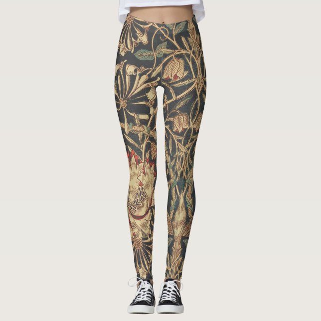 William Morris VINE PATTERN Leggings (Frente)
