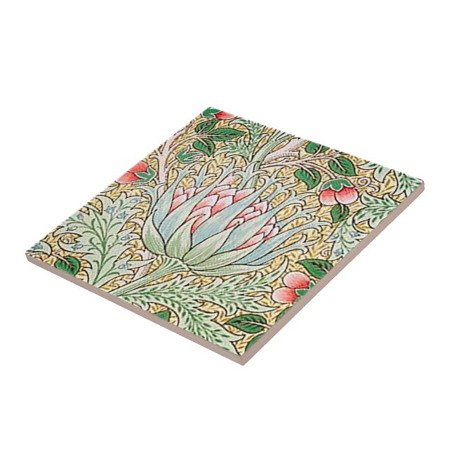 William Morris Vintage Artichoke Padrão Floral (Lateral)