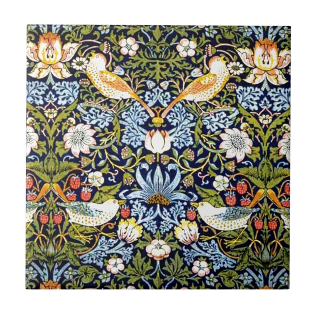 William Morris vintage design - Ladrão de Morango (Frente)