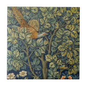 William Morris Vintage Faisão Esquilo Flor