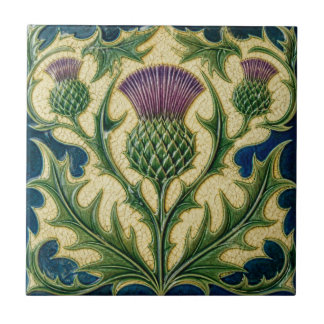 William Morris vintage floral cardo escocês