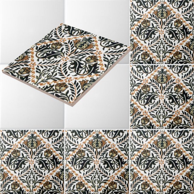 William Morris Vintage Floral Diamond Standard (Criador carregado)