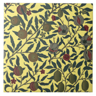 William Morris Vintage Pomegranate Azulejo de padr