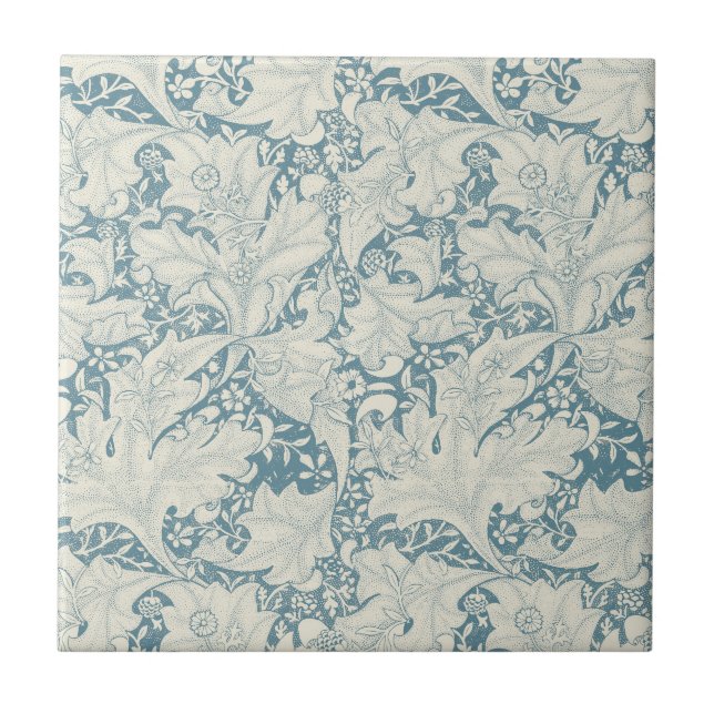 William Morris Wallflower Blue damask (Frente)