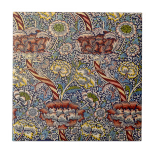 William Morris Wandle English Floral Damask Design