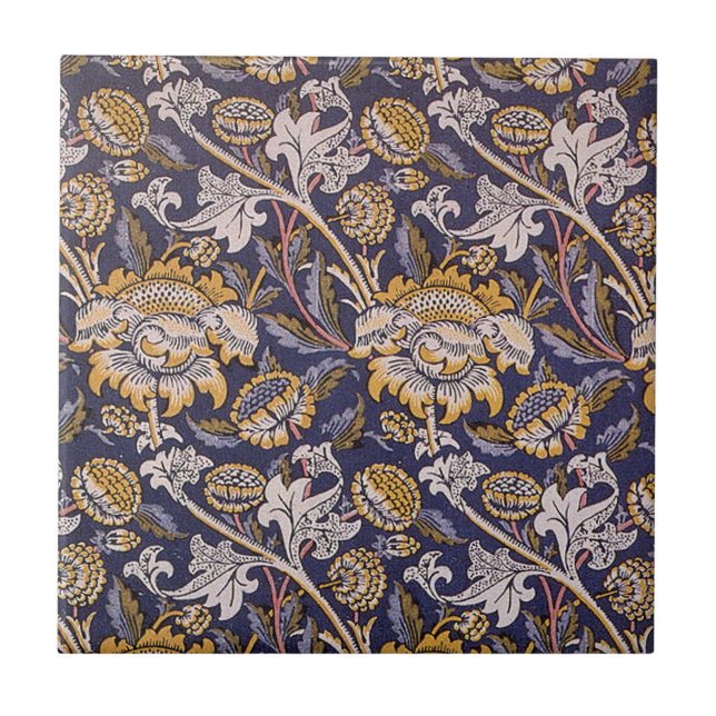 William Morris Wey Floral Wallpaper (Frente)