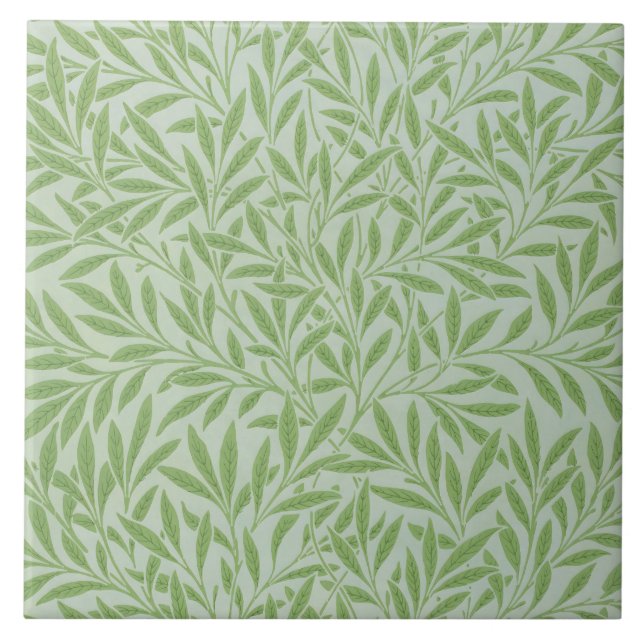 William Morris Willow Flor Classic Verde (Frente)