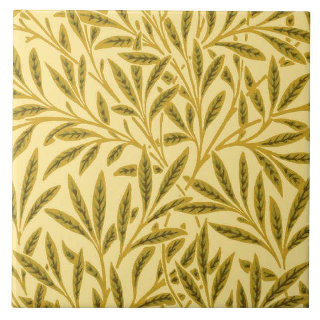 William Morris Willow Pattern, Amarelo de mostarda (Frente)