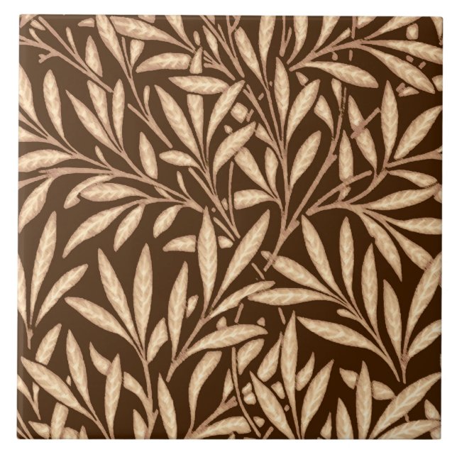 William Morris Willow Pattern, Brown e Beige  (Frente)