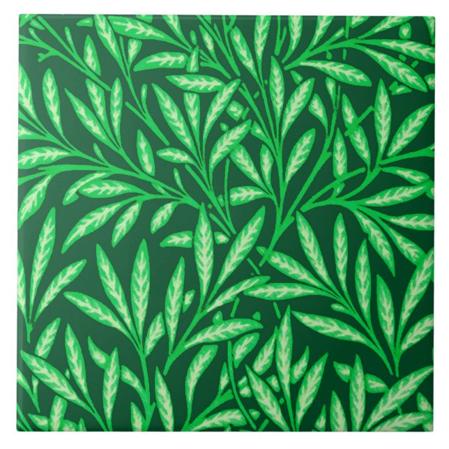 William Morris Willow Pattern, Emerald Green (Frente)