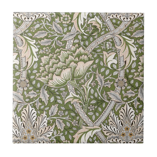 William Morris Windrush flores florais clássicas (Frente)