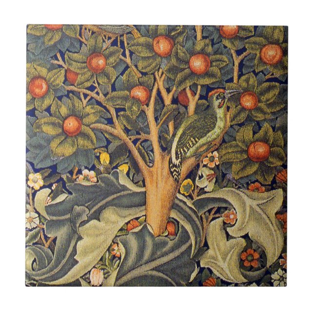 William Morris Woodpecker Pré-Raphaelite (Frente)