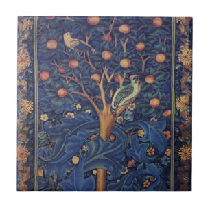 William Morris Woodpecker Tapeçaria Artes e Artesa