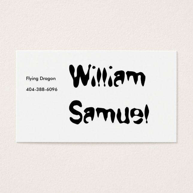 William Samuel, Dragão Voador (Frente)