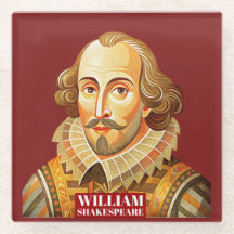 William Shakespeare - Ilustração de retrato para s