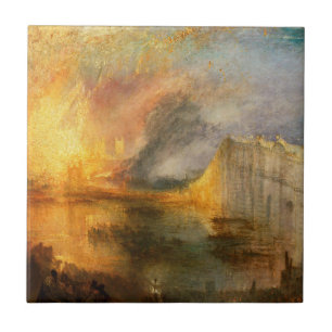 William Turner - A queimada do Parlamento