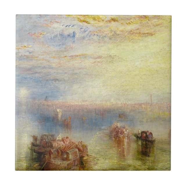 William Turner - Aproximação a Veneza (Frente)
