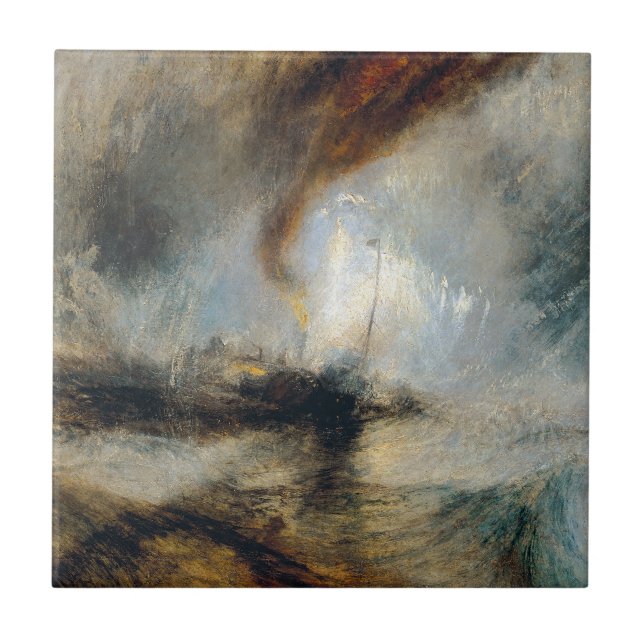 William Turner - Tempestade de Neve (Frente)