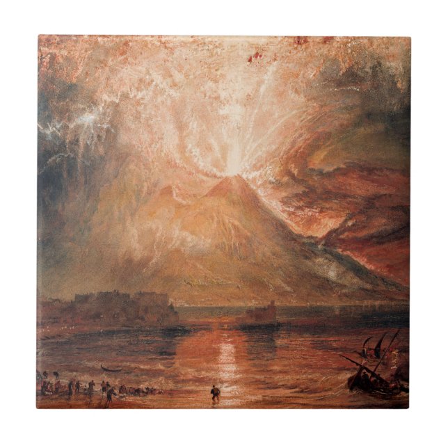 William Turner - Vesúvio em Erupção (Frente)