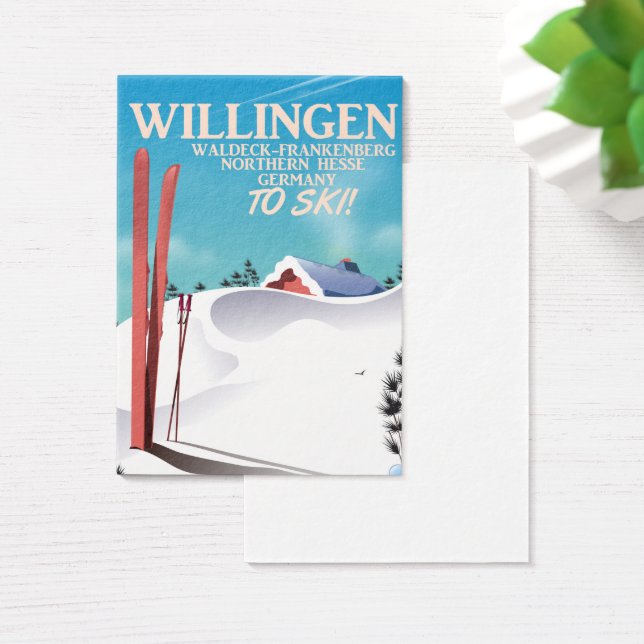 Willingen Ski travel poster. (Mesa)