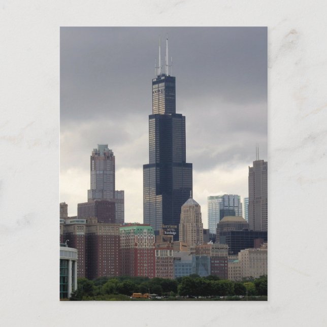 Willis Tower - Chicago, Cartão Postal do Illinois (Frente)