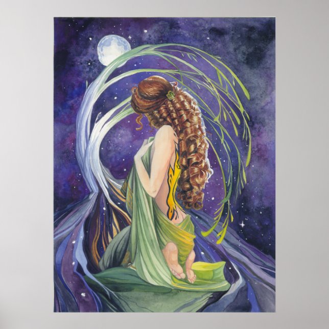 Willow, a Lua e a Poster da Noite (Frente)