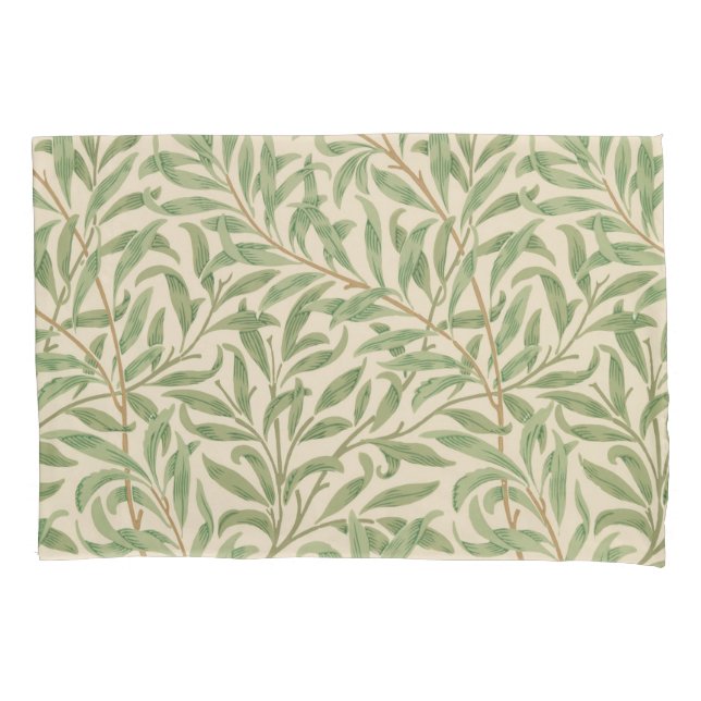 Willow Bough (por William Morris) Pillowcase (Frente-Esquerda)