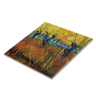 Willows no Sunset (F572) Van Gogh Fine Art