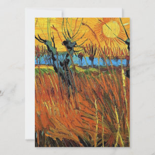 Willows no Sunset por Vincent van Gogh.