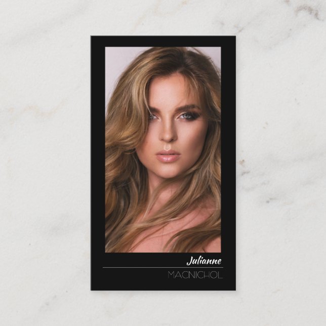 Wilshire Ator Model | Cartão de Chamada Pro Busine (Frente)