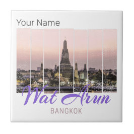 Win Arun Temple Bangkok Tailândia Sunset Souvenir