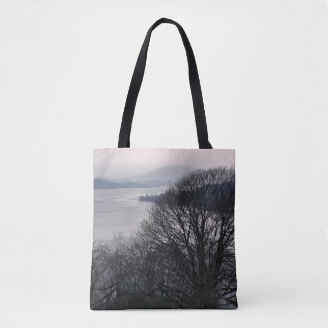 Windermere em inverno - Distrito do Lago Tote Bag (Frente)