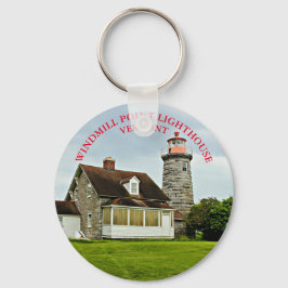 Windmill Point Lighthouse, Vermont Chaveiro