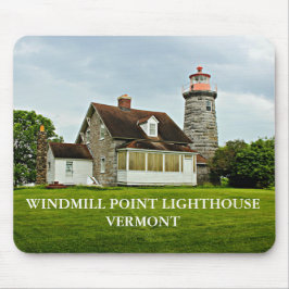 Windmill Point Lighthouse, Vermont Mousepad