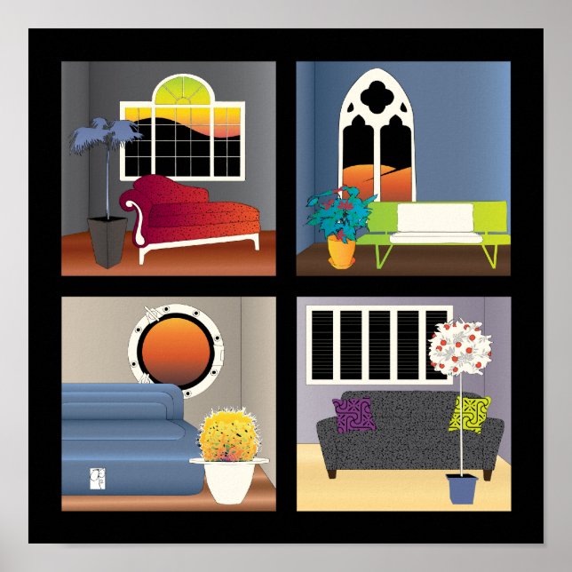 Windows Poster - Limite Preto (Frente)