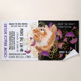 WINDSONG CHOW BEACH RULHA toalha de praia