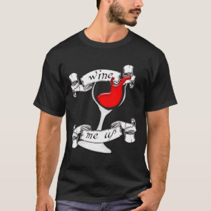 Wine eu acima da camisa