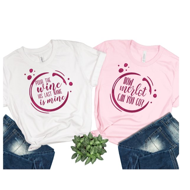 Wine Themed Bachelorette Group Bride (Wine-Themed Bachelorette Group T-Shirt - Bride)