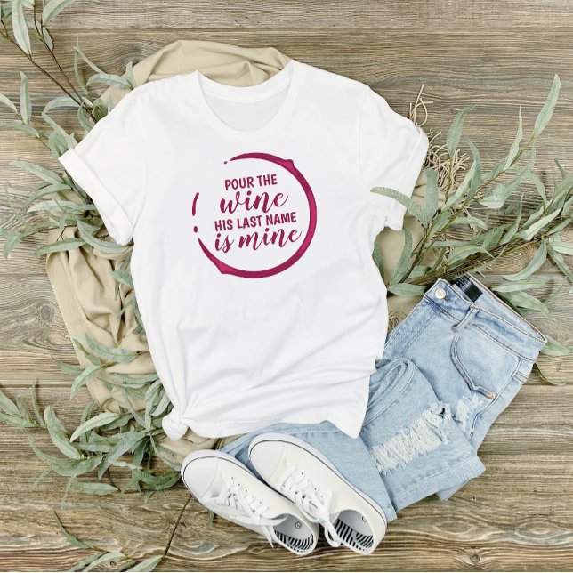 Wine-Themed Bride (Wine-themed Bride T-shirt)