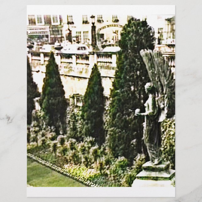 Winged Angel Statue Bath Inglaterra 1986 snap-1173 (Frente)