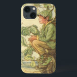 Winged Elm Fairy Sitting in a Tree<br><div class="desc">It must be difficult being an elm fairy. This winged storybook creature is sitting in a tree,  taking a few minutes to enjoy the day. Order this fantastical print today!</div>