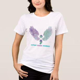 Wings Semicolon Suporta Sensibilização Suicida Tea