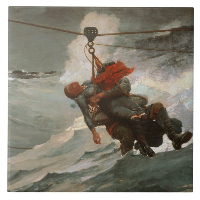 Winslow Homer - A Linha de Vida (Frente)
