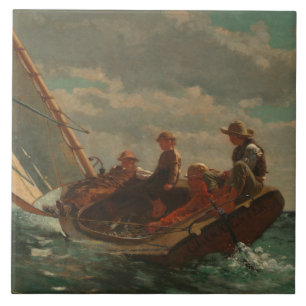 Winslow Homer - Breezing acima de (um vento justo)