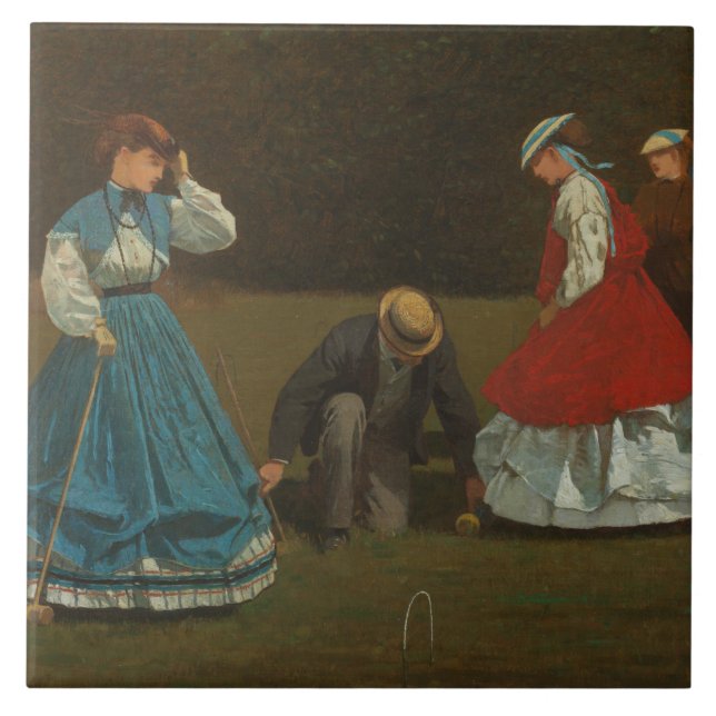 Winslow Homer - Cena Croquet (Frente)